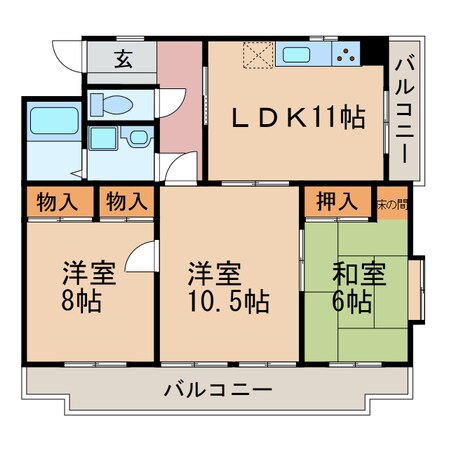 エヌマンションの物件間取画像